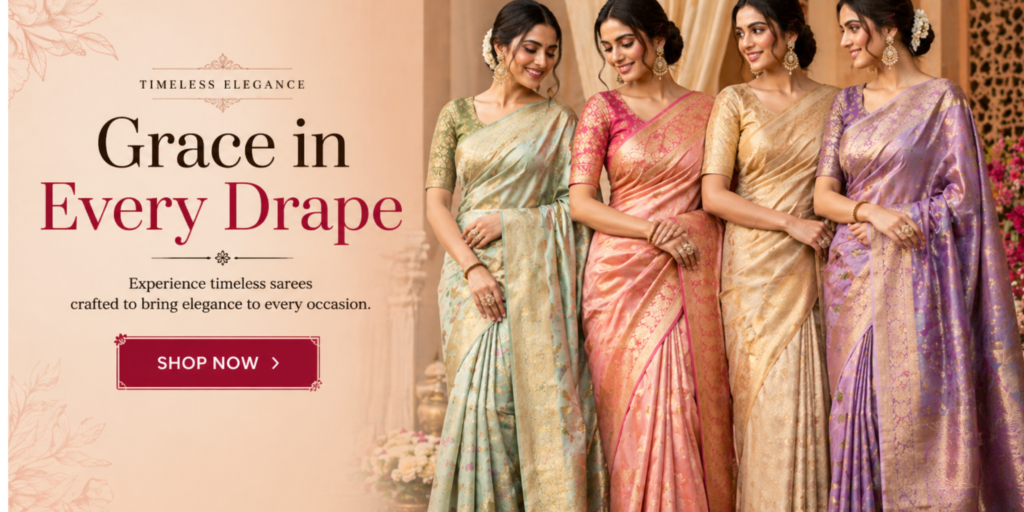 Banarasi Saree Brand latest designer silk saree collection Image Title